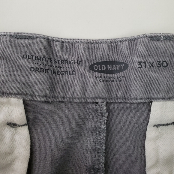 SOLD Old Navy Men's Gray Chino Casual Pant - Picture 5 of 6